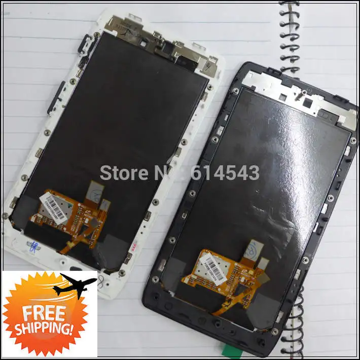 

Tested For Motorola Moto Droid Razr XT910 XT912 LCD Display Touch Screen Digitizer Assembly +Frame Black white +Track No.1pc