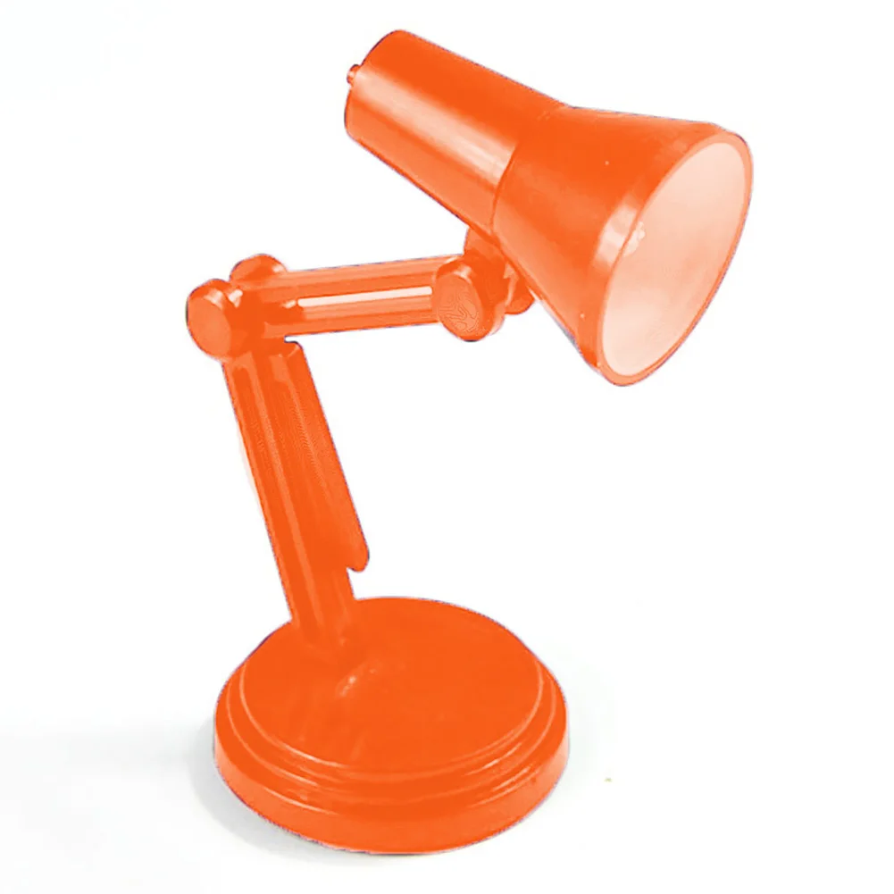 Переносная настольная лампа, маленькая модель, украшение для дома, Милая Мини-стол для ночного чтения, защитная батарея с питанием от аккумулятора - Цвет корпуса: Оранжевый