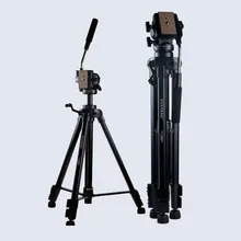 New Photographic Equipment Yunteng VCT-880 Aluminium Tripod for Canon Nikon Micro Film SLR Camera Support Flexible Tripod