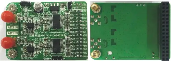 

Dual channel high speed AD module, AD9226 parallel, 12 bit AD, 65M data acquisition FPGA development board