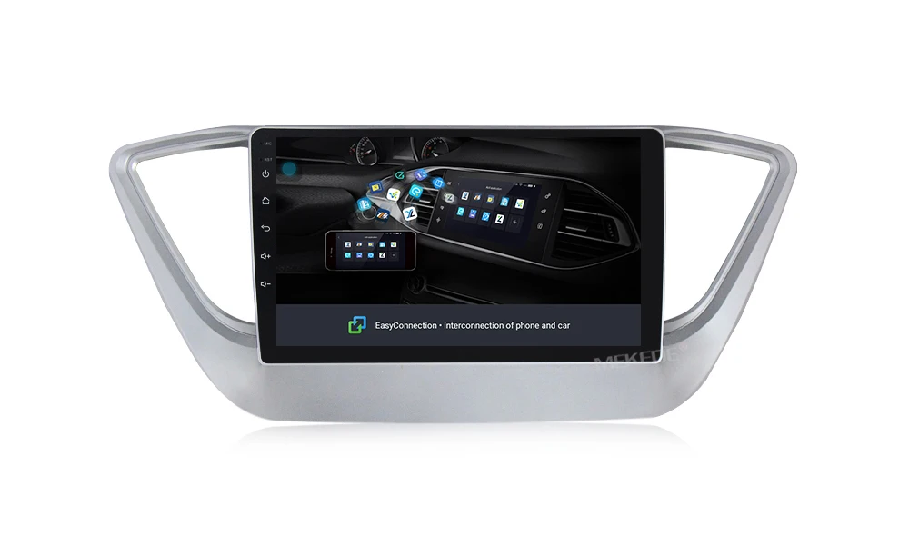 MEKEDE HD 1024x600 автомобиля радио мультимедиа видео плеер навигации gps Android для hyundai solaris без dvd 2 din 2017 2018 verna