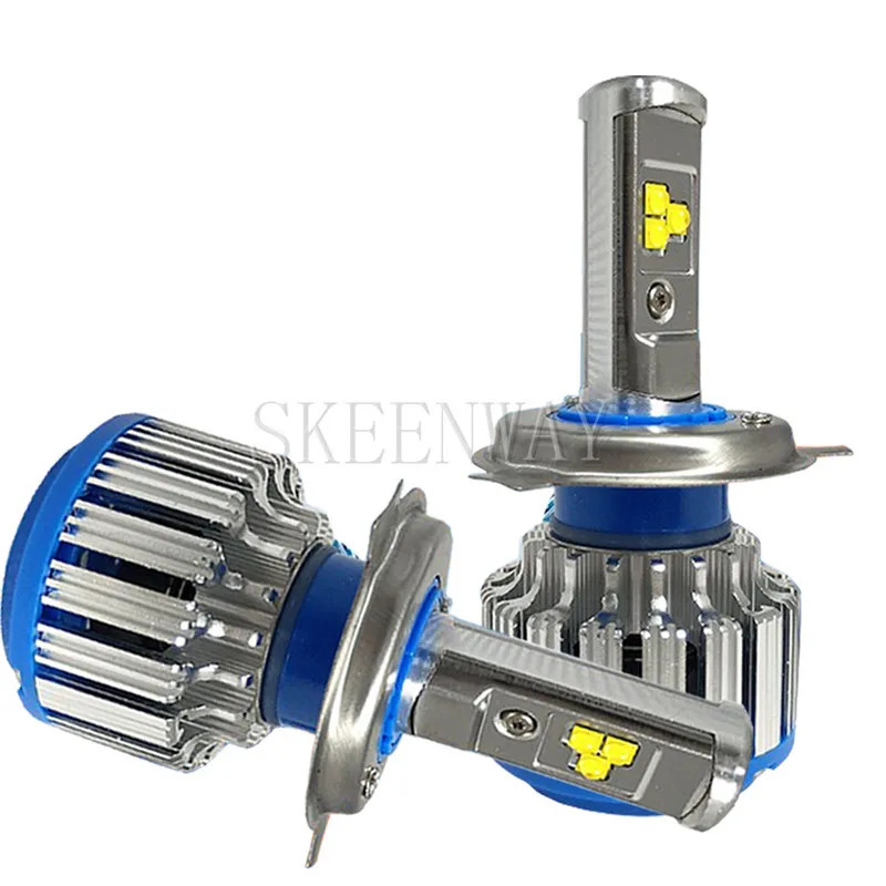 SZ 2pcs car H4 LED Headlight converstion kit 80W 6000K Auto Headlamp