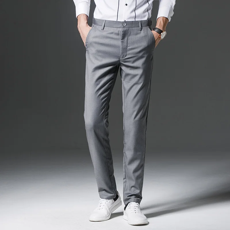2017 New Men's Business cotton suit Pants men casual formal Dress Male Man High Quality Trousers Free shipping 2017 New Men's Business cotton suit Pants men casual formal Dress Male Man High Quality Trousers Free shipping
