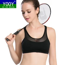 Профессиональный бюстгальтер спортивный Бюстгалтер с сеткой Женский Для Фитнеса Йоги топ сексуальный пуш-ап маечка для занятий йогой спортивный бюстгалтер тренировки бега Топ Бюстгальтер