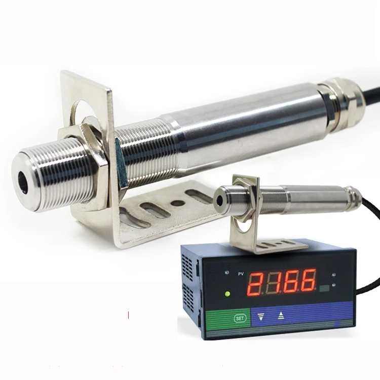 Free shipping 0 1000C Non contact online infrared shortwave thermometer