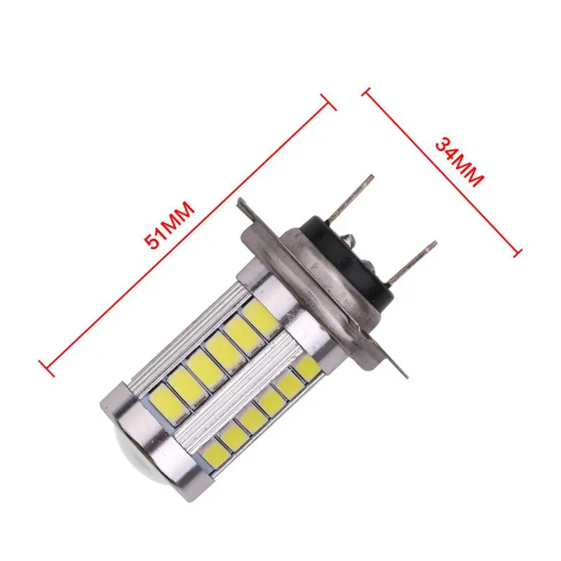 VORCOOL H7 6,6 Вт светодиодный фонарь для фар SMD 5630 33 светодиодный s 2500 K светодиодный противотуманный фонарь желтый свет автомобильные аксессуары