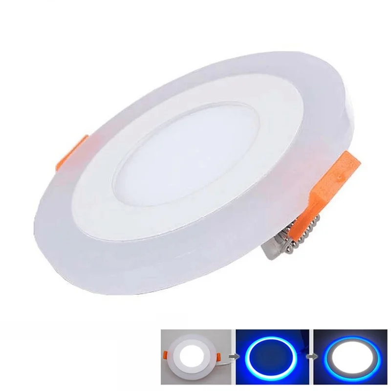

New Design Round LED Panel Downlight 6W 9W 16W 24W 3 Model LED Panel Lights AC85-265V Recessed Ceiling Painel Lights