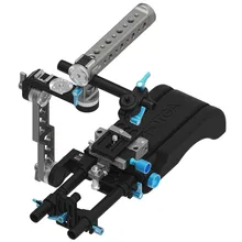 FOTGA DP500III Плечо Накладка + Опорная Плита + ENG Стиль Рог Комплект для DSLR Камеры BMCC