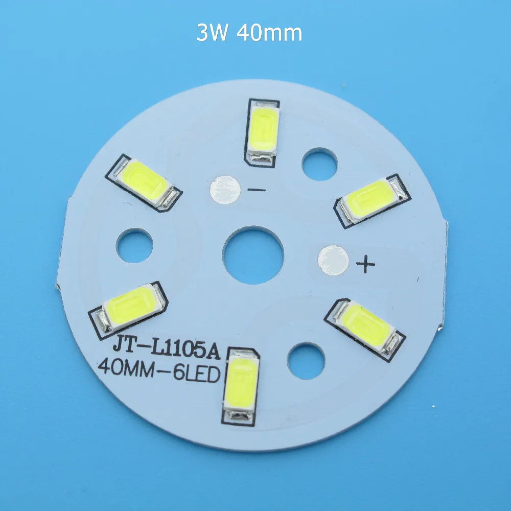 10 шт. SMD5730 светодиодный PCB 2 Вт 3 Вт 20 мм 23 мм 32 мм 40 мм 44 мм белый/натуральный белый/теплый белый светодиодный светильник