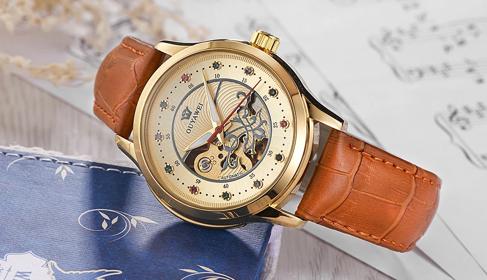 brown watch women