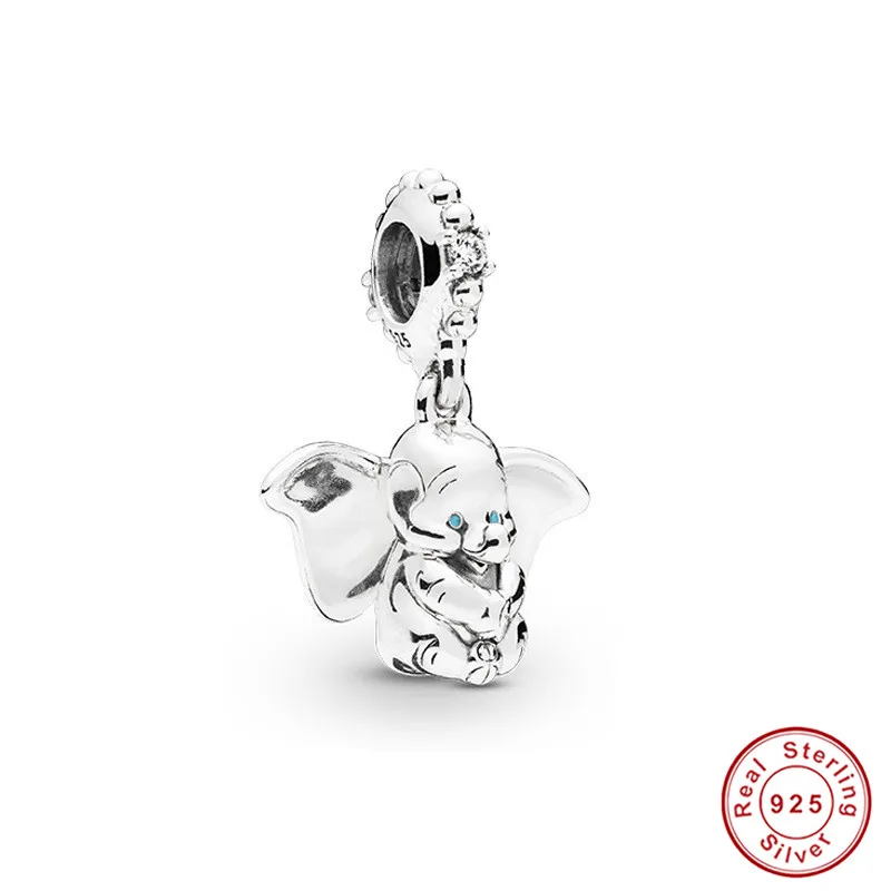 Браслет Pandora, серебро, 925, Розовый CZ Bettle, мороженое, семейное дерево, амулеты, S925, штамп, звезда, перо, сердце, ключ, бусины, подарок - Цвет: acs091