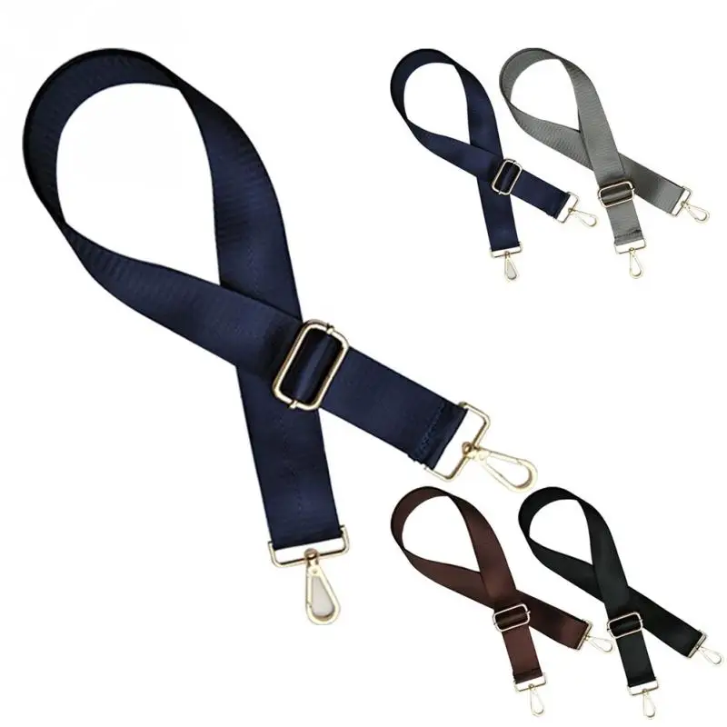 Men Bag Belts Adjustable Shoulder Bag Strap School Bag Crossbody Buckle Accessory Black,Brown