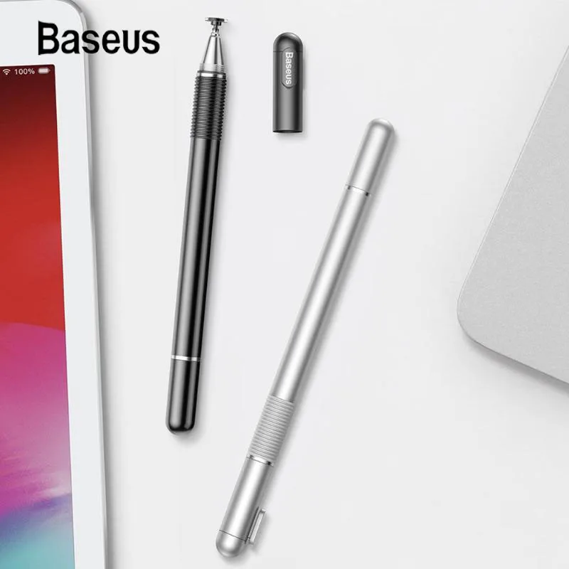 

Baseus 2 in 1 Capacitive Touch Screen Stylus Pen Writing Gel Pen for iPhone iPad Tablet PC touch screen pen phone drawing pen