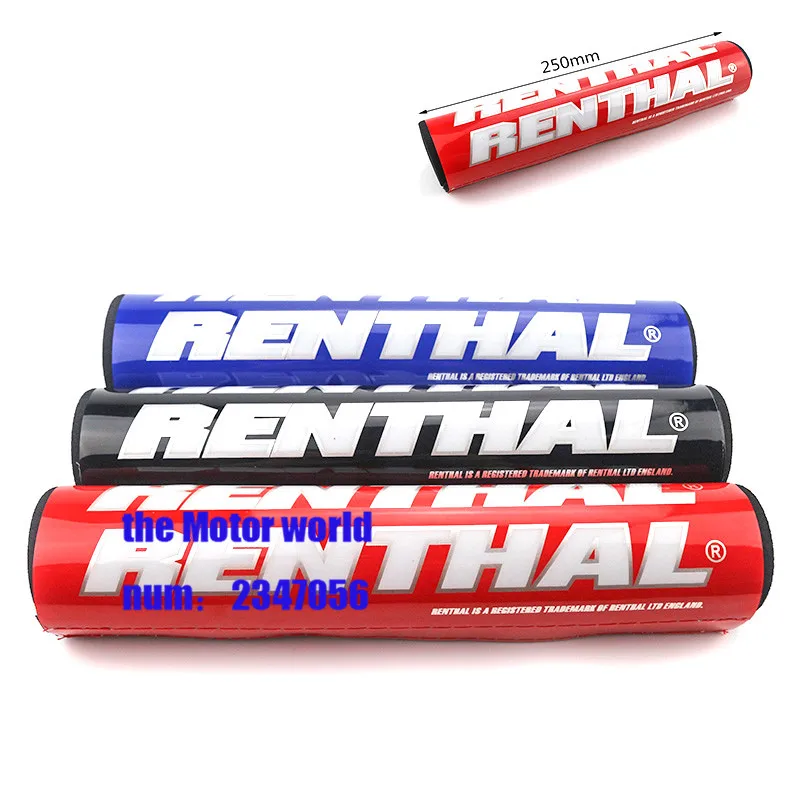 

Free shipping 3 color Renthal 250mm Handlebar Round Cushion Crossbar Foam Chest Square Pad for CRF50 XR50 CRF70 XR70 Dirt Bike