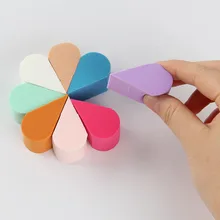 8 лепестков/упаковка, не латексные губки для макияжа, милые губки для макияжа для девочек, губки для макияжа, губки для торта, разные цвета, как для сухого, так и для влажного использования