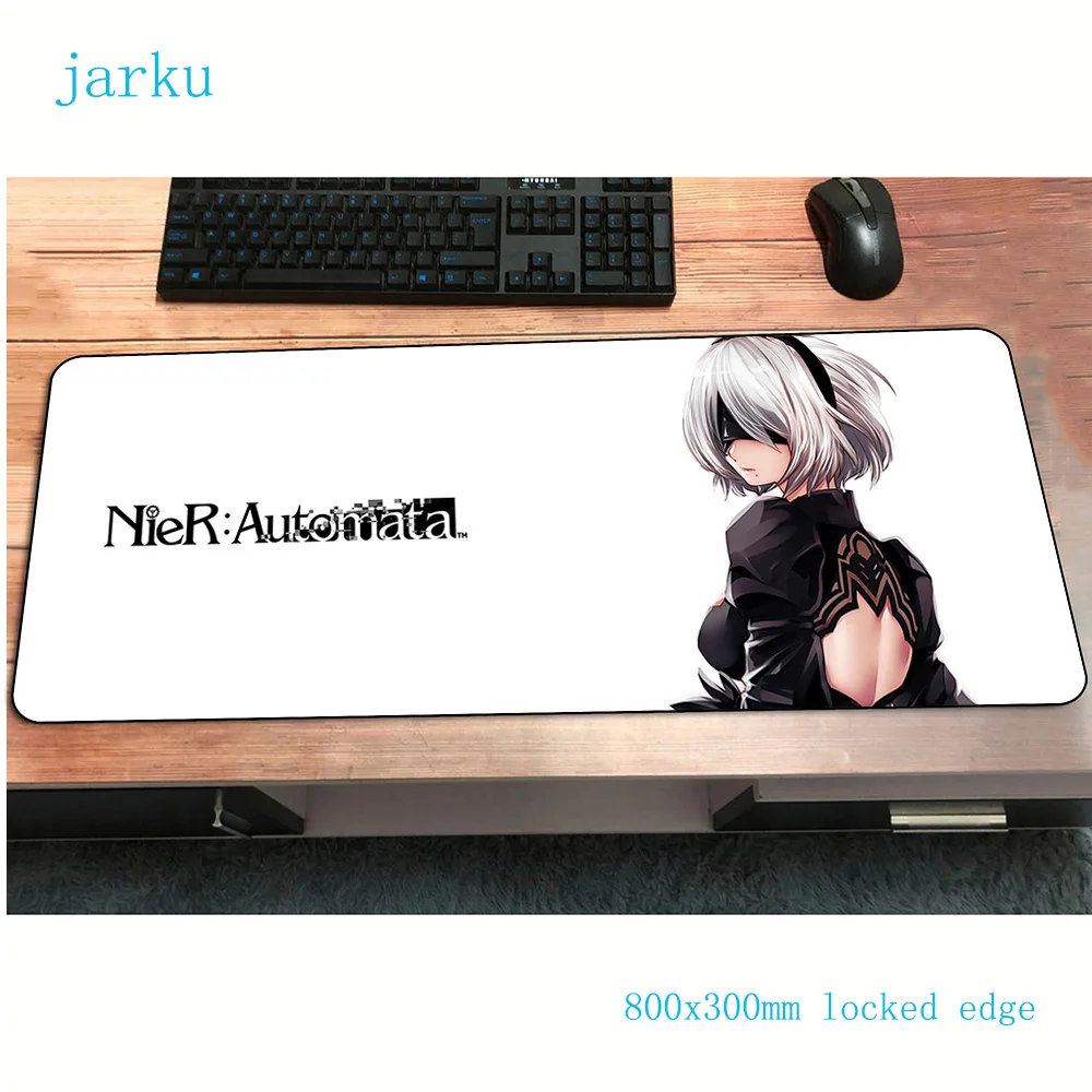  NieR Automata mouse pad 80x30cm gaming mousepad gamer mouse mat computer Popular desk padmouse lapt