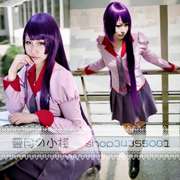 

Anime Monogatari Bakemonogatari SenjougaharaHitagi Cosplay Costume
