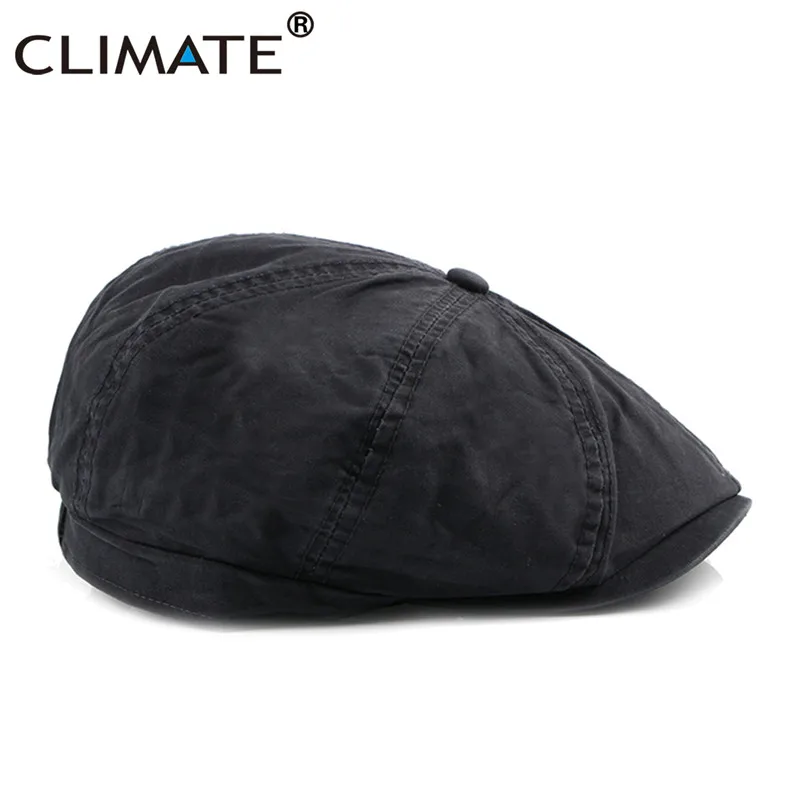 CLIMATE Plus Size Blank Newsboy Caps Men Extra Large Casual Berets Cool Solid Hat Flat Cap Beret Vintage Hat for Men - Цвет: Gray