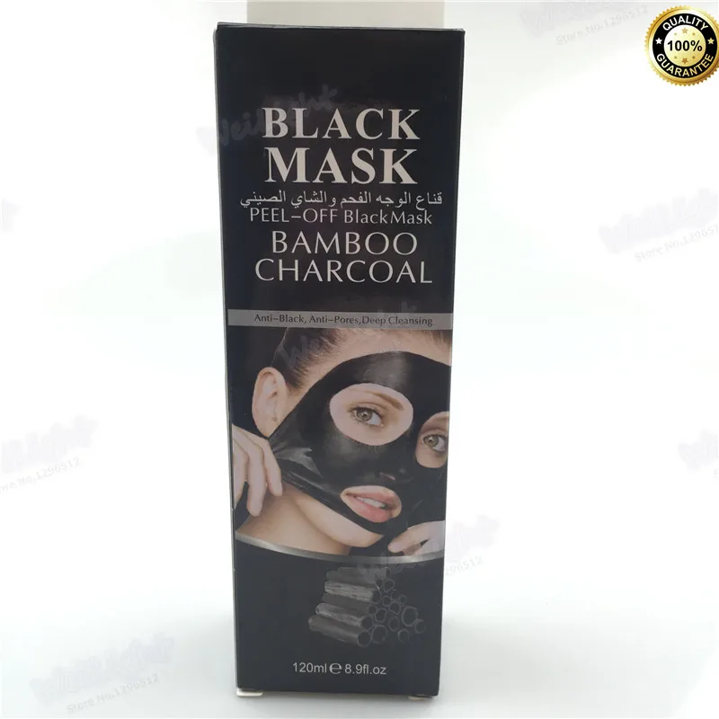 120ml Bamboo charcoal black face mask of black points, Strong Anti