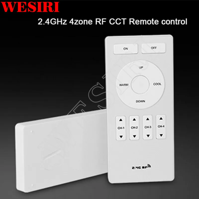 

Milight FUT005 2.4G 4-Zone RF CCT Dual White Remote Control Brightness Adjustable Controller for Milight Bulbs LED Strip