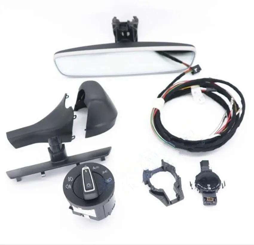 For Auto Dimming Rear View Mirror Auto Headlight Fog Lamp Switch Rain