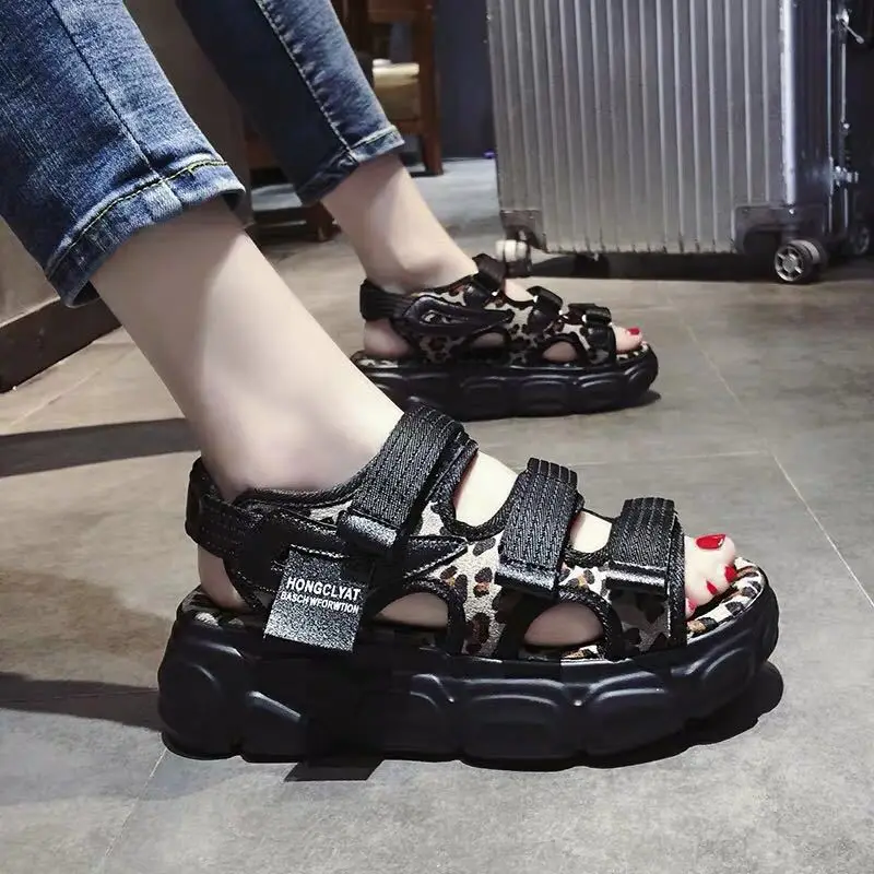 platform athletic sandals