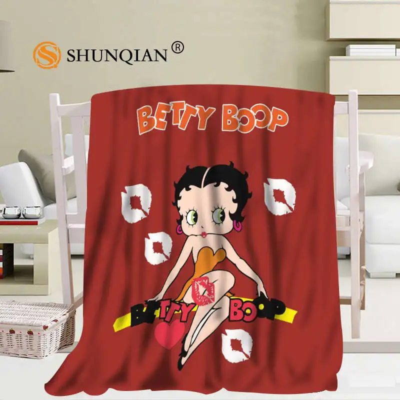 Милое одеяло Betty Boop 02, мягкое одеяло для дивана и кровати, детское теплое одеяло для взрослых, 56x80Inch50X60Inch40X50Inch - Цвет: 11