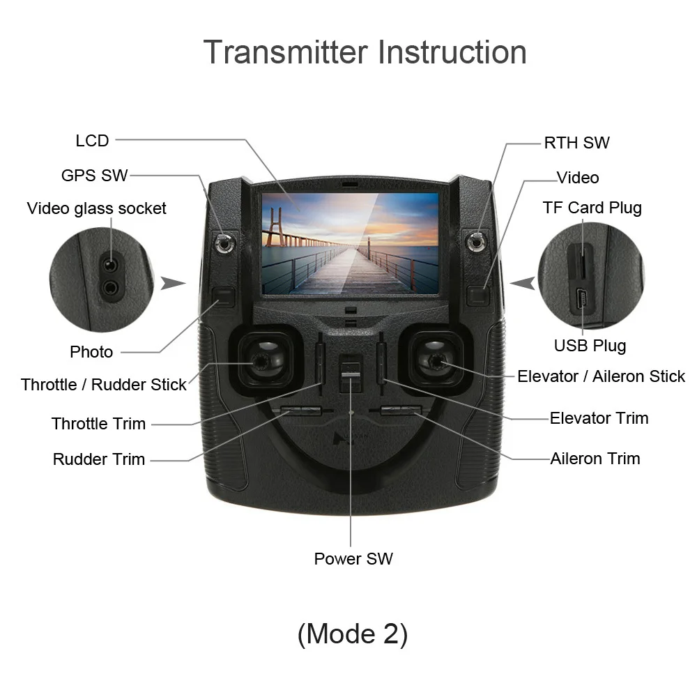 Habson H501S RC Drohne HD Drohne GPS Positionierung Luftaufnahmen Herbst-Beständig Fernbedienung Qu