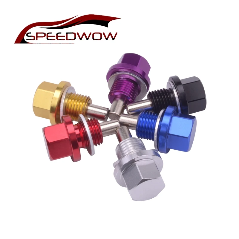 SPEEDWOW Магнитная дренажная масляная пробка M18 * 1 25 дренажное масло двигателя