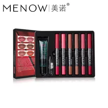 Menow мягкая стойкая губная помада Водонепроницаемая пудровая матовая помада карандаш с точилкой и для удаления губ Гладкий контур губ MN065