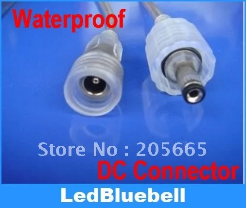 

2-core waterproof DC plug, waterproof DC line, LED connector, 20cm long each;male and female