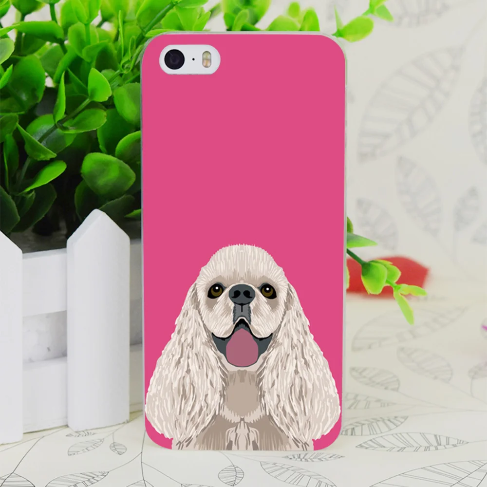 

C4154 Harper Cocker Spaniel Transparent Hard Thin Case Skin Cover For Apple IPhone 4 4S 4G 5 5G 5S SE 5C 6 6S Plus