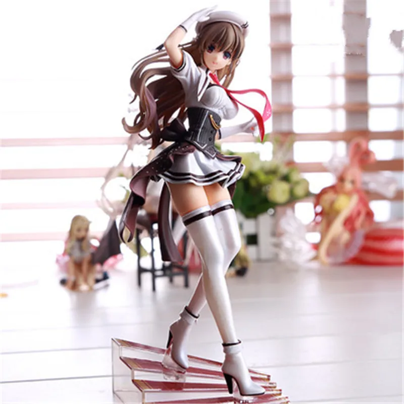 

10'' Japan Anime Alphamax CHUNITHM 1/7 Restricted edition Cartoon PVC Anime Sexy Figures Collectible Model Toy 26 CM BOX