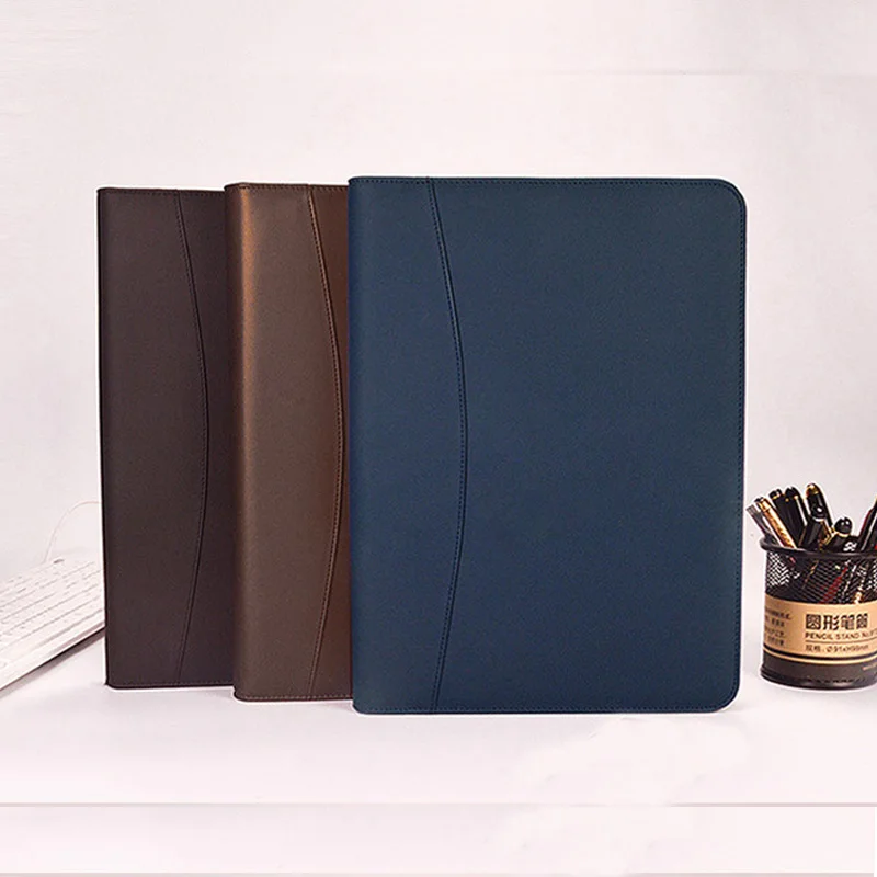 Personalized leather notepad holder image