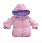 ARLONEET/куртка для маленьких девочек осенне-зимнее теплое пальто для девочек, теплая верхняя одежда с капюшоном, пальто для мальчиков, куртка, пальто, одежда L0926