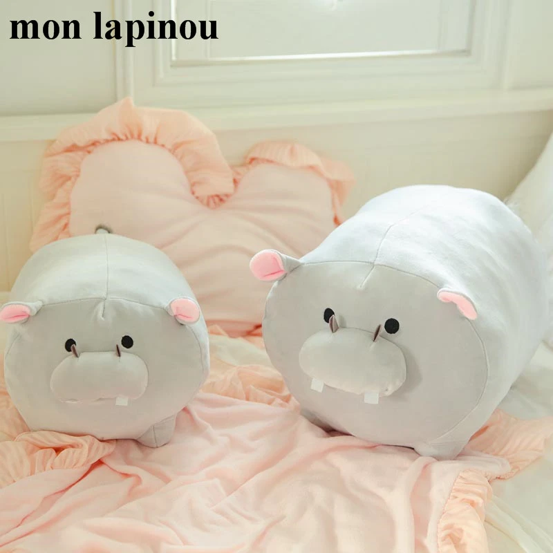 ぬいぐるみカバ セイウチぬいぐるみ動物ソフト人形のおもちゃ子供カバぬいぐるみ枕非常にソフト漫画の動物の形枕 Aliexpress