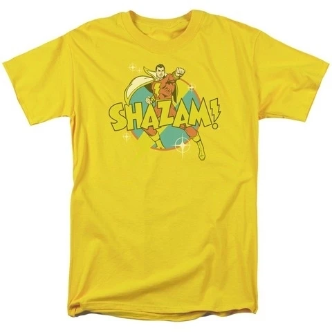 Trevco Dc-Power Bolt - Short Sleeve Adult 18-1 Tee - Yellow Medium