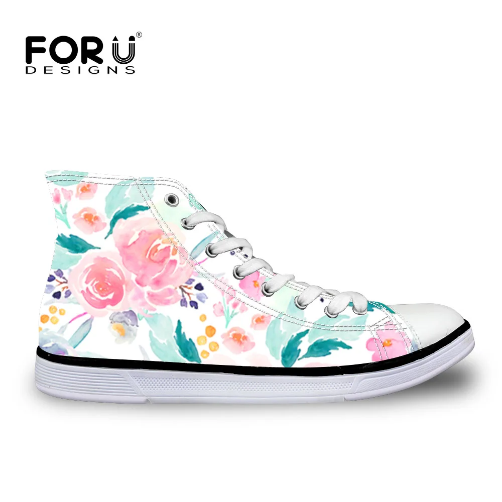 FORUDESIGNS Indy Bloom Pink Plush Florals Women Sneakers Vulcanized Shoes High Top Canvas Shoes Flats Casual Mujer Zapatillas FORUDESIGNS Indy Bloom Pink Plush Florals Women Sneakers Vulcanized Shoes High Top Canvas Shoes Flats Casual Mujer Zapatillas