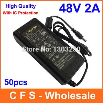 

High Quality AC DC Switching Power Supply 48V 2A Adapter 96W Adaptor Desktop Charger Express Free shipping 50pcs Lot wholesale