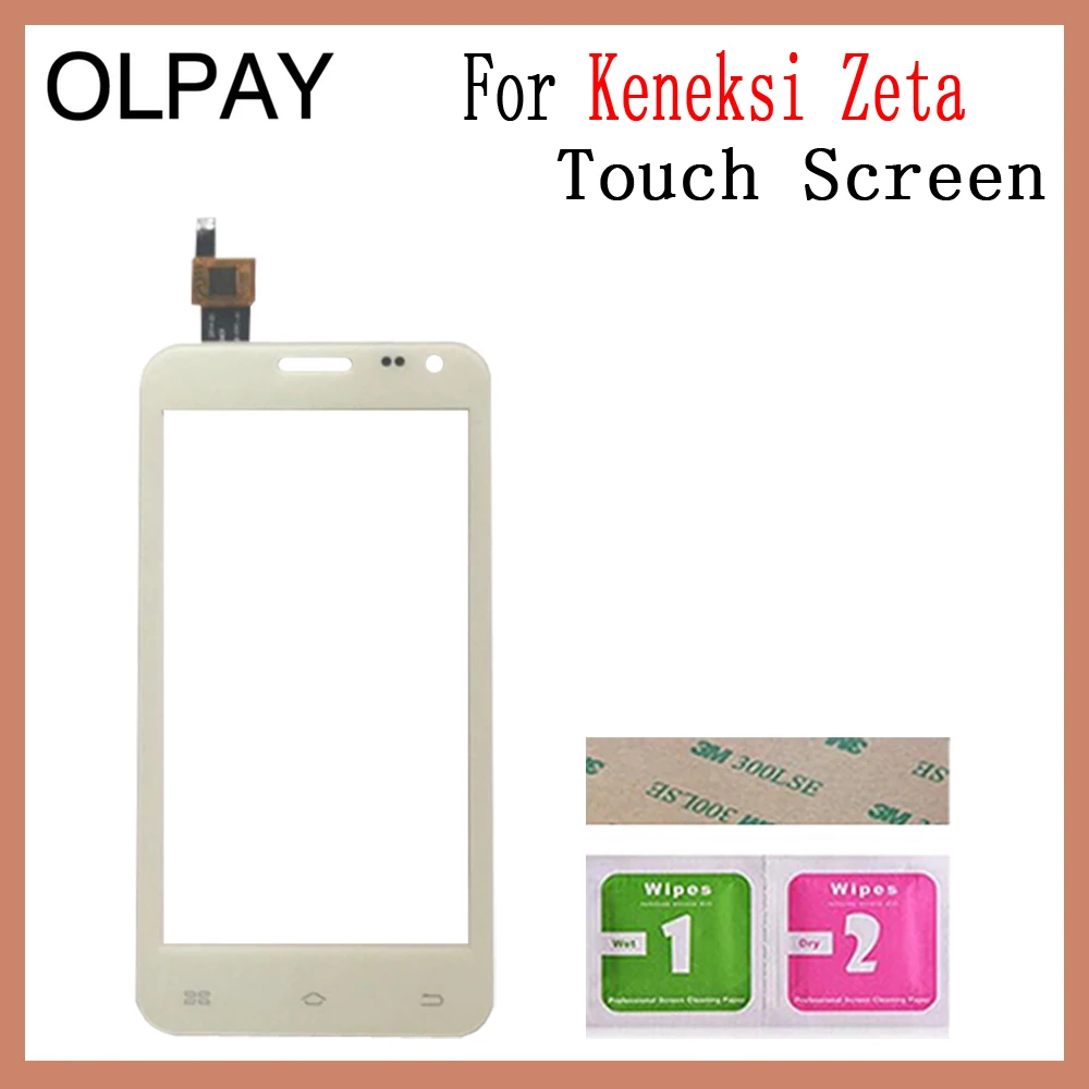 OLPAY 4,5 '' сенсорный датчик для Keneksi Zeta/Zeta 2 сенсорный экран Переднее стекло инструменты клей и салфетки