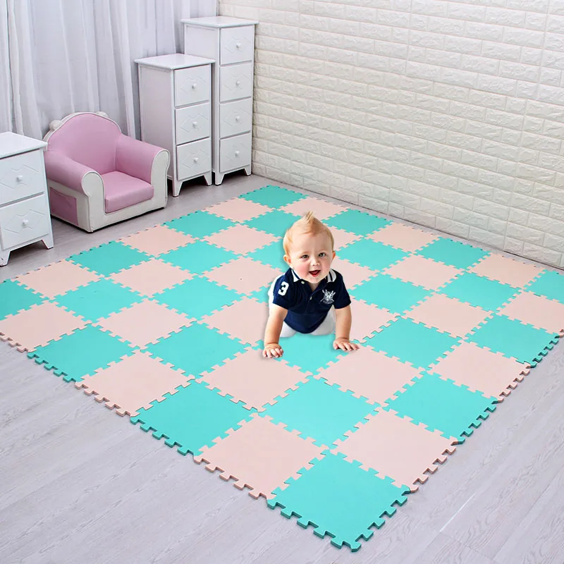 Нескользящая защита от шума коврик для дома мягкая напольная плитка EVA детская пена безопасность гимнастика коврик-головоломка коврик