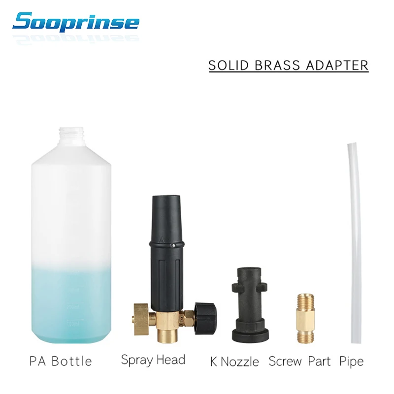 Foam Generator/ Foam Cannon Gun Tornado for Karcher K2 - K7, Snow Foam Lance for all Karcher K Series High Pressure Washer clean Foam Generator/ Foam Cannon Gun Tornado for Karcher K2 - K7, Snow Foam Lance for all Karcher K Series High Pressure Washer clean
