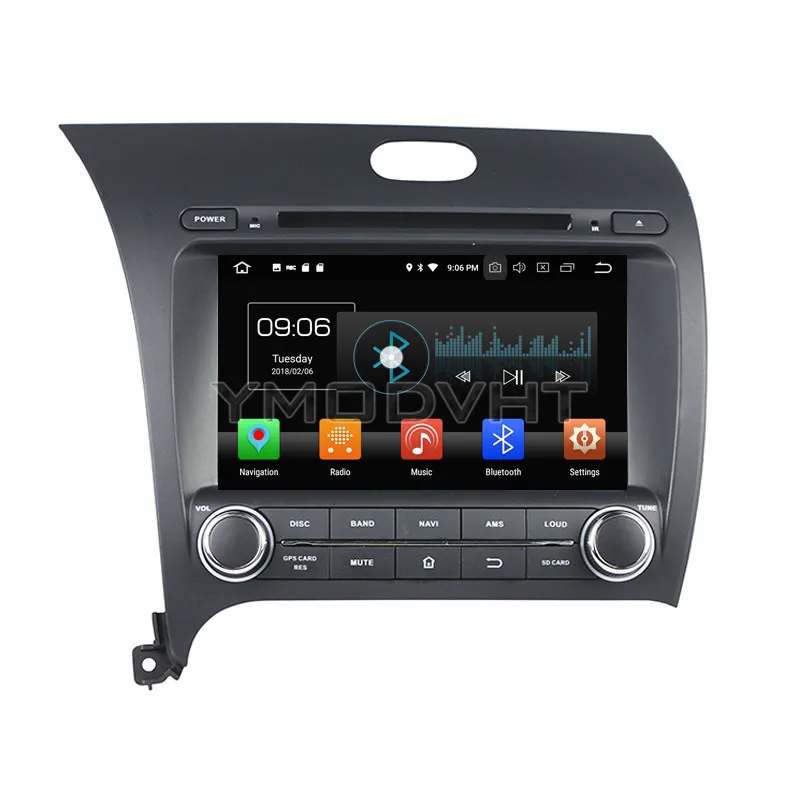 Best YMODVHT 8inch Android 8.0 Octa Core PX5 4GB RAM 32GB ROM Car DVD Player Radio Stereo GPS for Kia Cerato/K3/Forte 2013 1