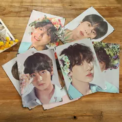 2019 Новое поступление Bts официальный персональный фоторамка Модные женские подарок для девочек Bts вентиляторы Bts Прямая доставка