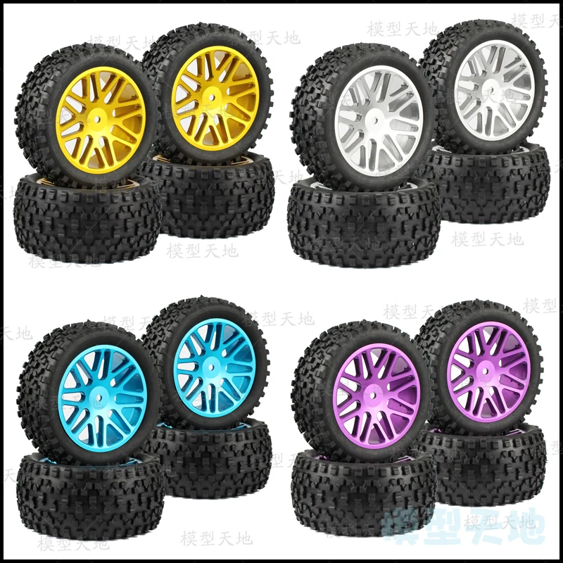 4 шт. Nanda HPI HSP 94166 94177 85 мм шины для внедорожников резиновые металлические
