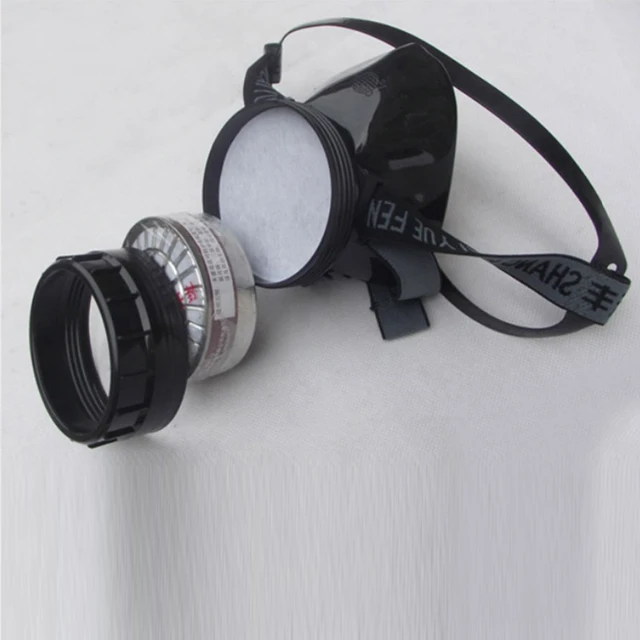 Respirator Gas Mask Protective Mask Activated Carbon Single Tank Anti Dust Poison Pesticide Spray Painting Breathable