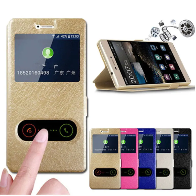 

For Samsung A10 Case Window Leather Flip Stand Case For Coque Samsung Galaxy A10 2019 SM-A105 A 10 A20 A30 Quick Answer Cover