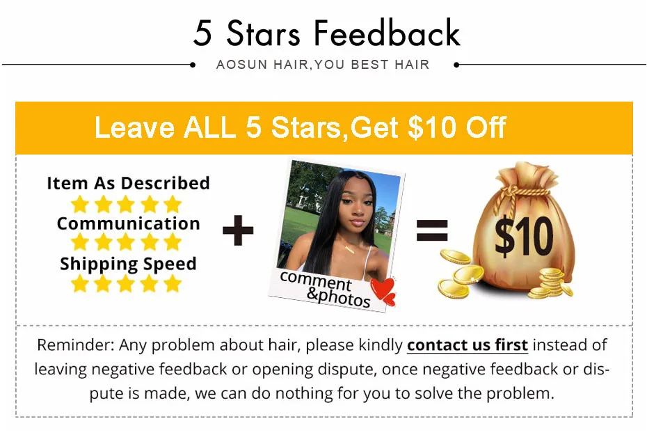 5 star feedback