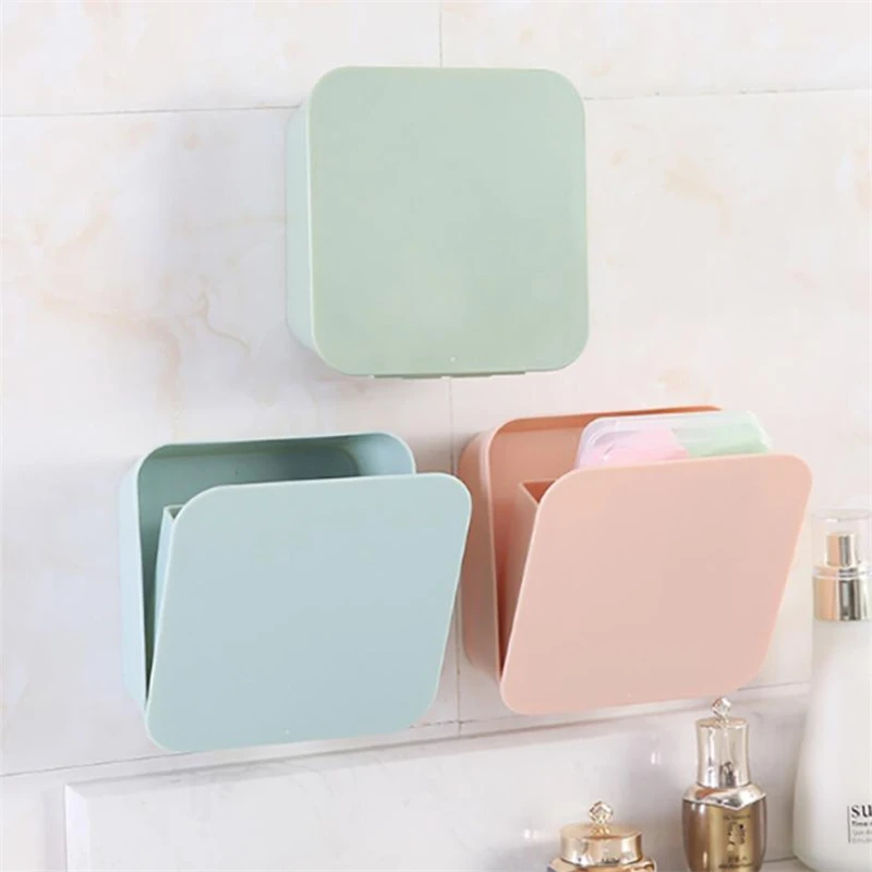 2018   Home Waterproof Bathroom Toothbrush Wall Mount Holder Organizer03