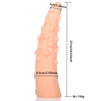 XL Super Long Dildo Vagina Plug Long Anal Dildo Butt Plug Erotic Adult Sex Toy For Women Men Anus Dilator Anal Plug Expander 2